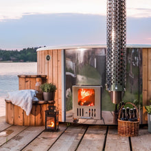 Load image into Gallery viewer, Deluxe Wood Burning Hot Tub XL