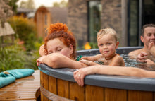 Load image into Gallery viewer, Deluxe Wood Burning Hot Tub