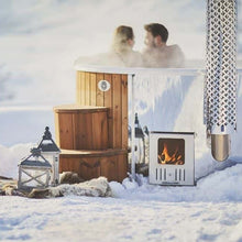 Load image into Gallery viewer, Deluxe Wood Burning Hot Tub XL